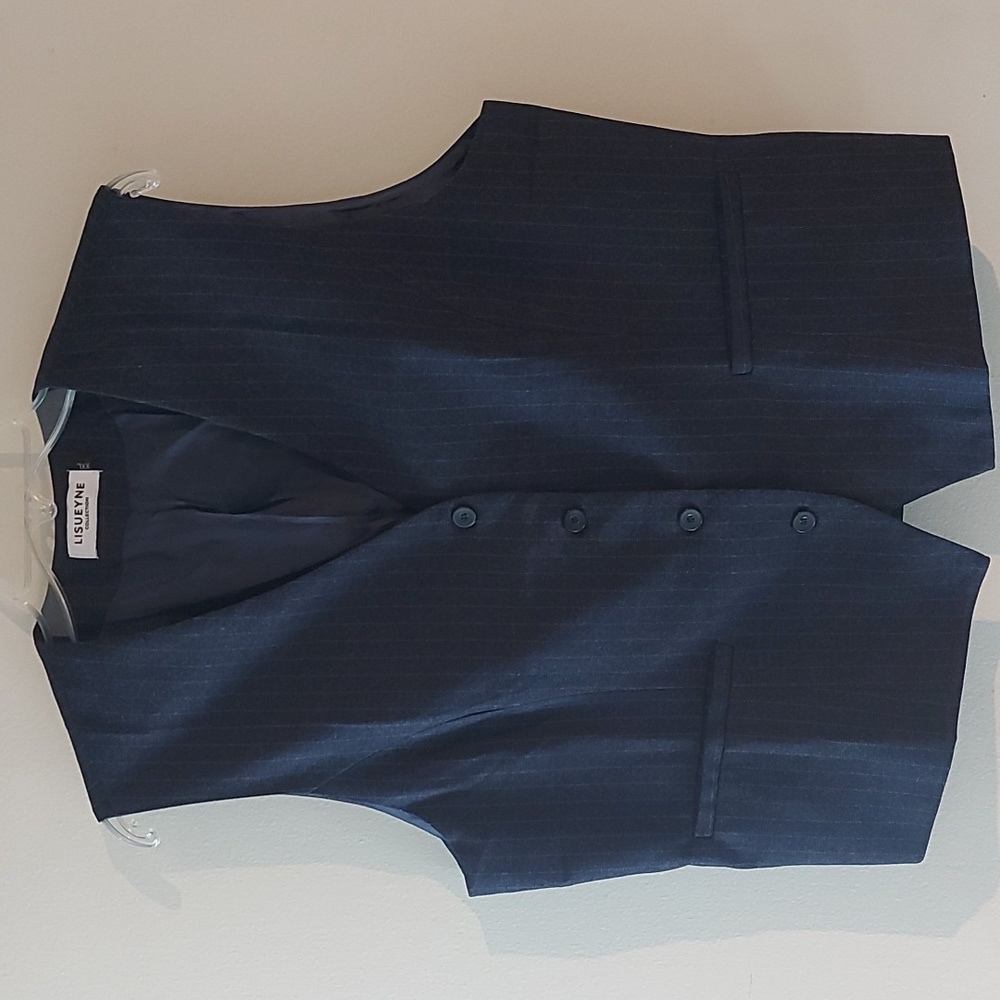 Navy vest, NWOT